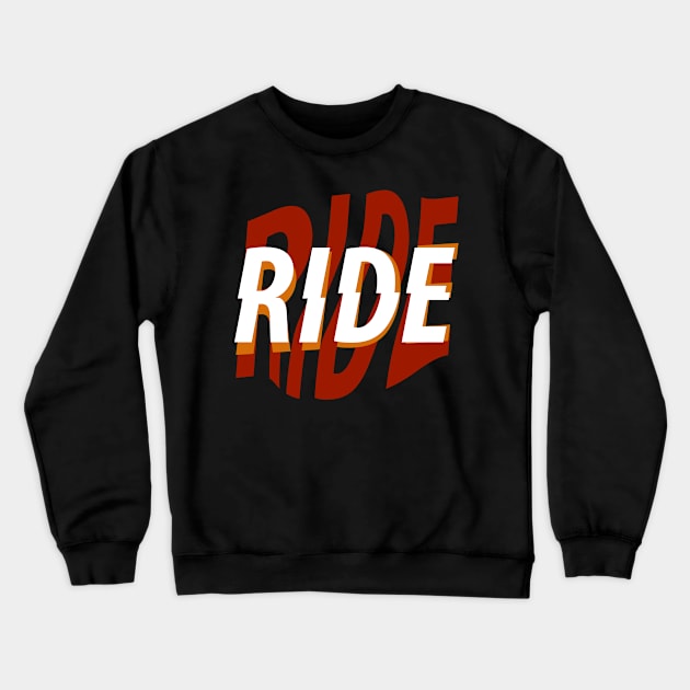 Ride Liquid for Racer Crewneck Sweatshirt by Liquids